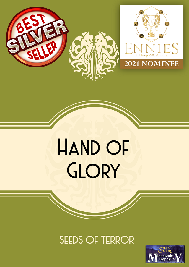 Hand of Glory - ENNIE Nominee