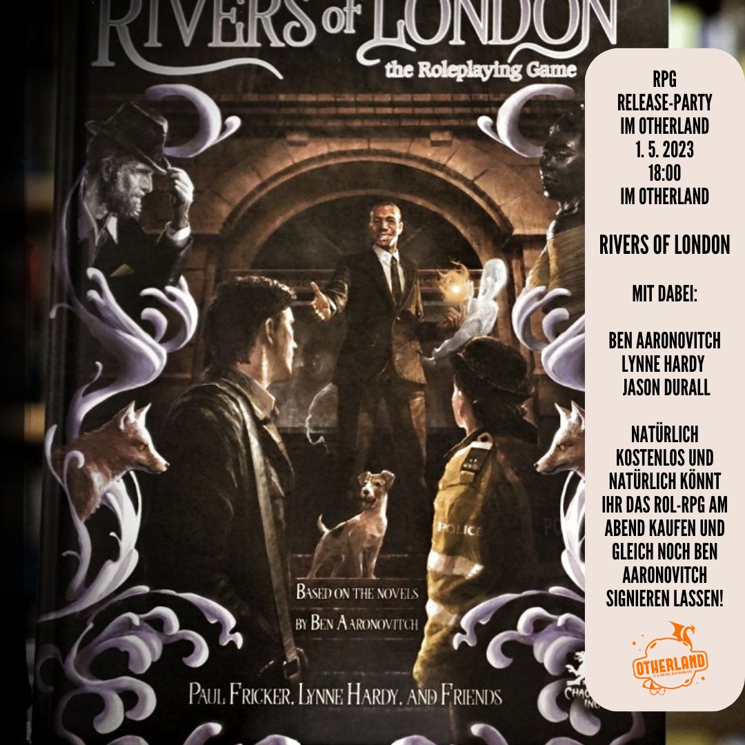 Rivers of London release party in Berlin