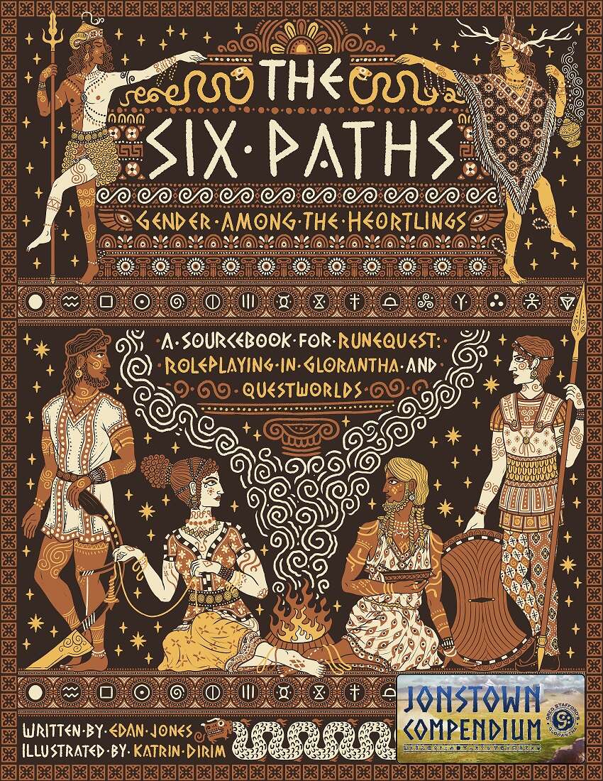 [Chaosium] "The Six Paths" RuneQuest sourcebook about non-traditional gender roles is PWYW, with proceeds going to Mermaids and Transgender Law Center