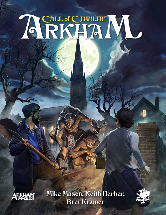 Arkham book at DTRPG