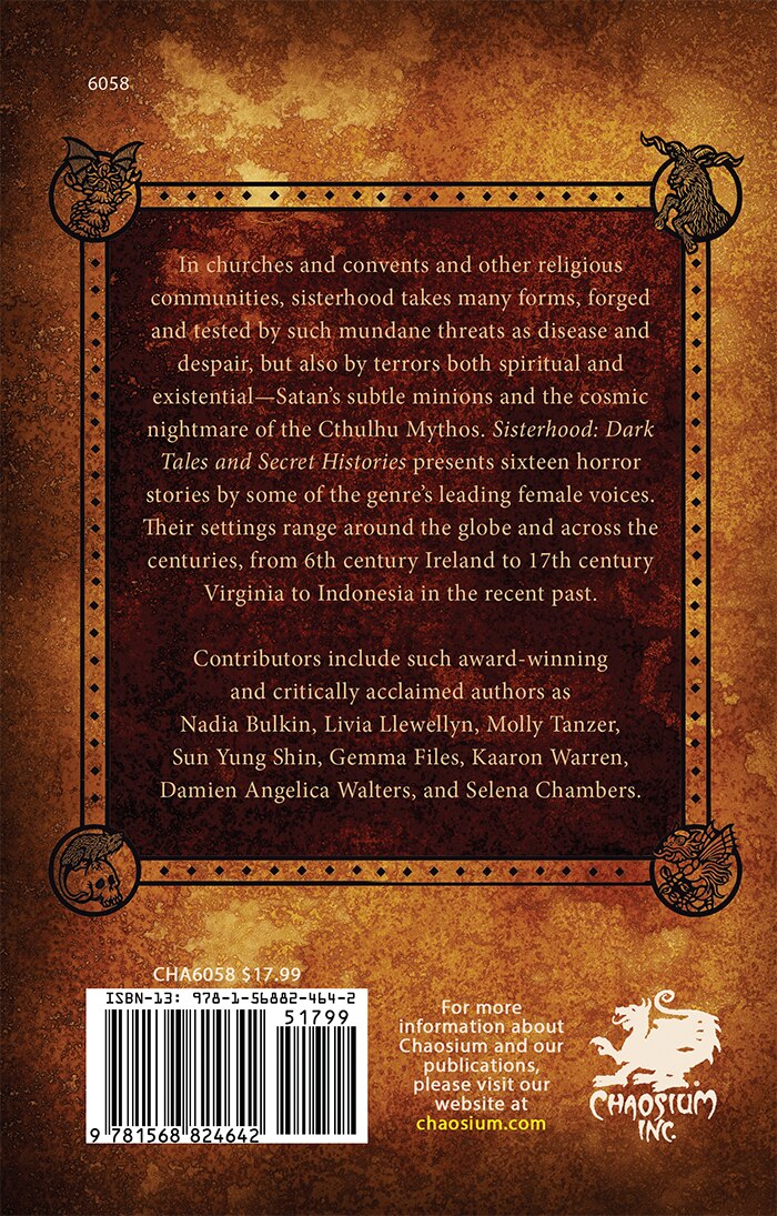 Sisterhood Back Cover