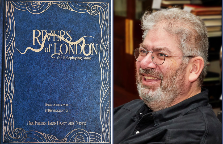 Ben Aaronovitch and the leatherette version of Rivers of London the RPG