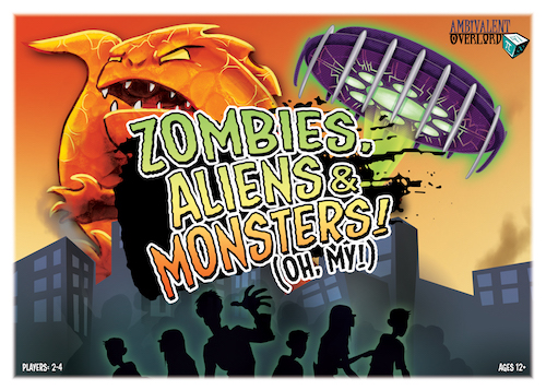 Liz Gridley Box Design Zombies Aliens Monsters Oh My