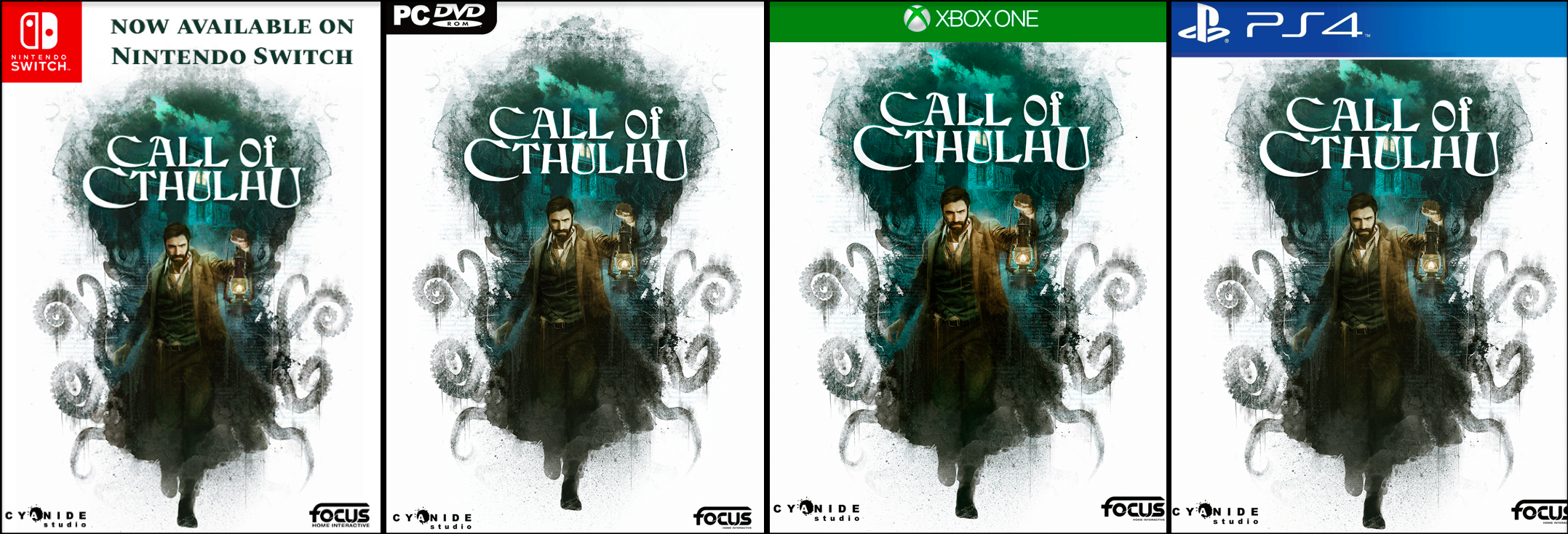 Call of Cthulhu the Official Video Game on the various game platforms