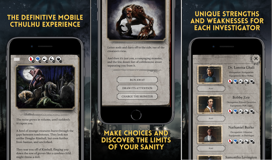 Screen Shots of Cthulhu Chronicles