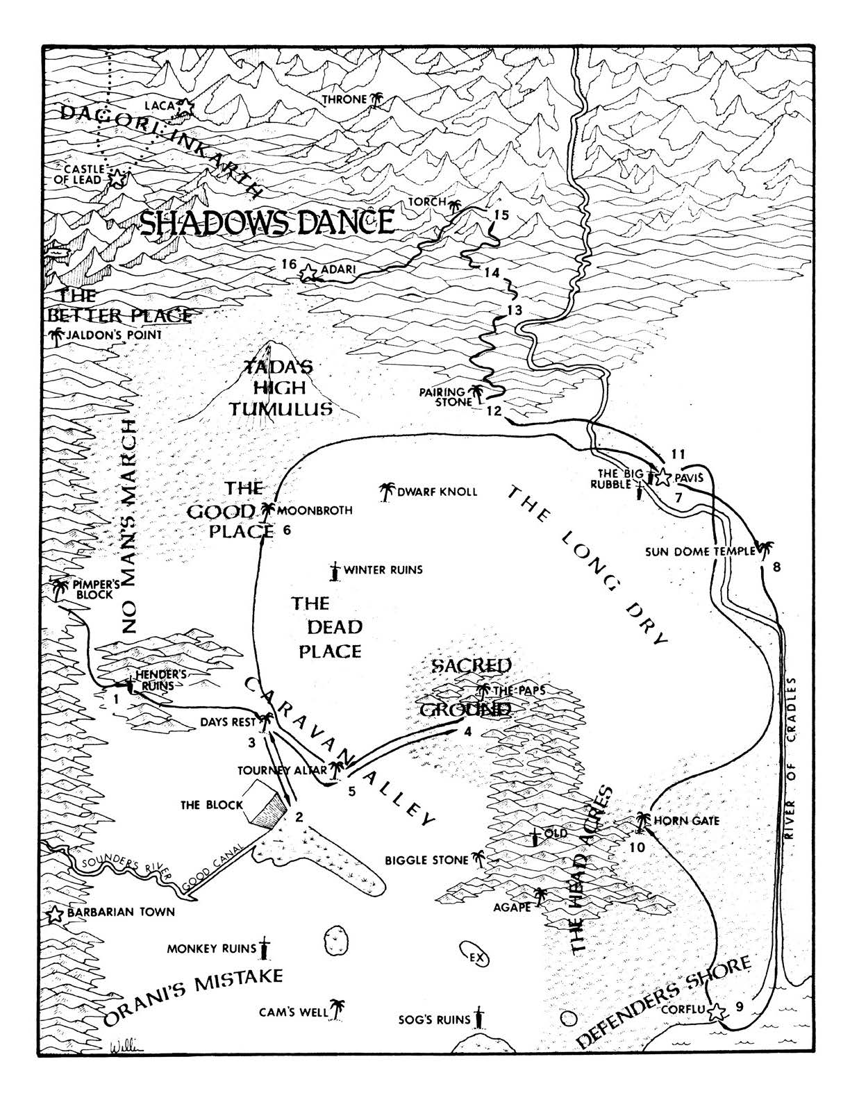 Map of Prax - by William Church