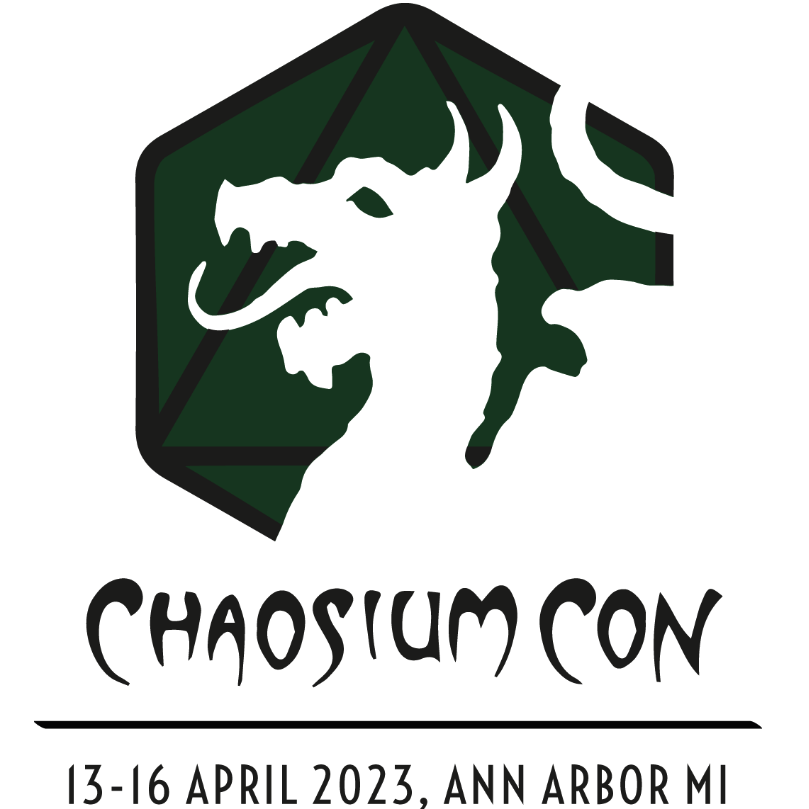 Chaosium Con 2023 logo