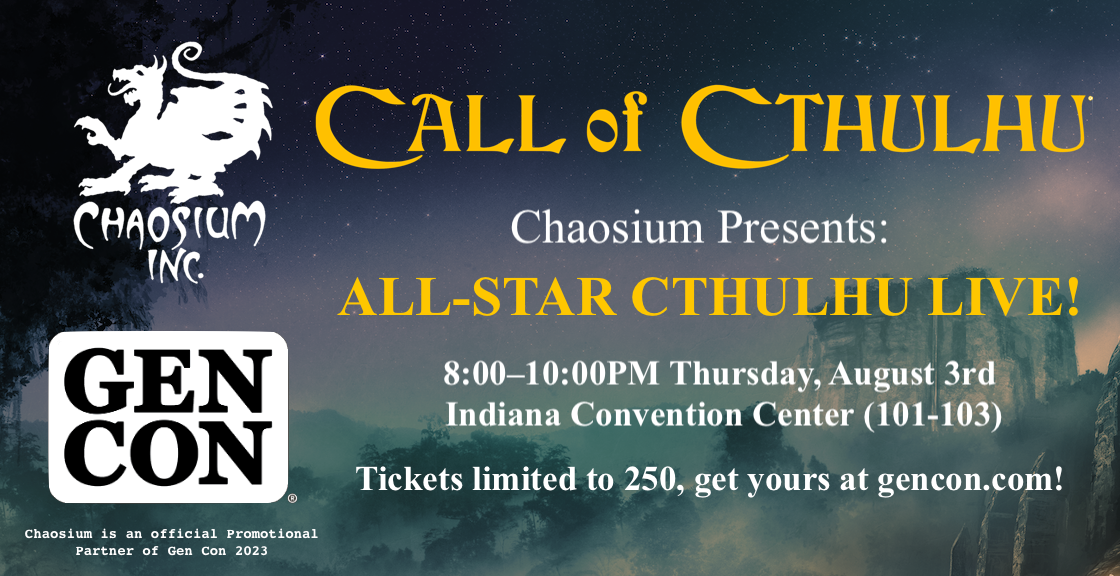 All-Star Cthulhu Live at Gen Con 2023