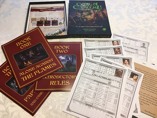 Call of Cthulhu Starter Set Contents