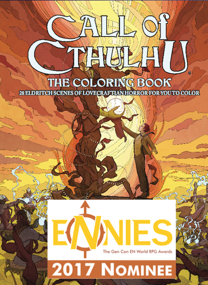 Call of Cthulhu Coloring Book ENnies nom