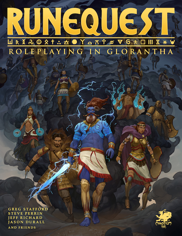 RuneQuest: Roleplaying in Glorantha Cover (Mock Up) by Andrew Fetisov