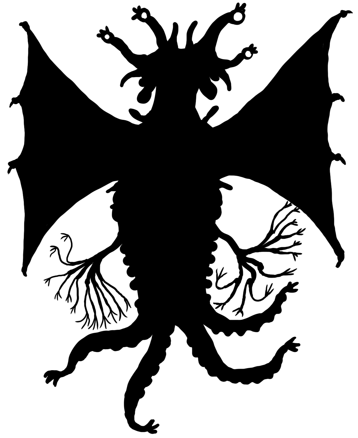 Elder Thing Silhouette - Miskatonic Repository Image