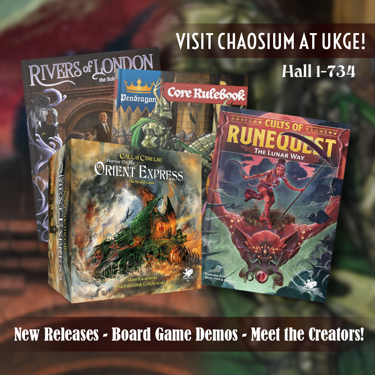 Visit Chaosium at UK Games Expo - May 31st - June 2nd