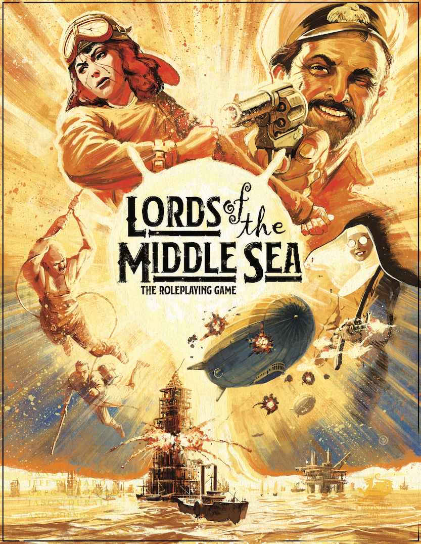 Lords of the Middle Sea cover art by Ossi Hiekkala