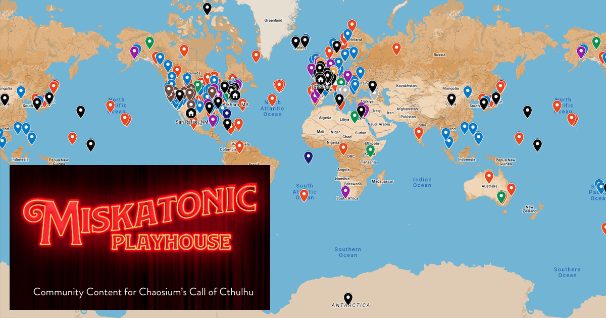 Miskatonic Playhouse Scenario Map