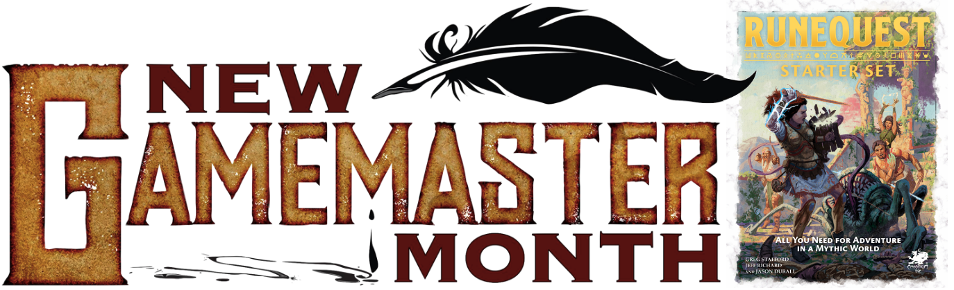 New Gamemaster Month logo