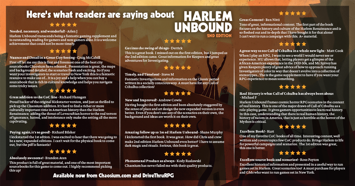 What Readers are Saying About Harlem Unbound 2nd Edition
