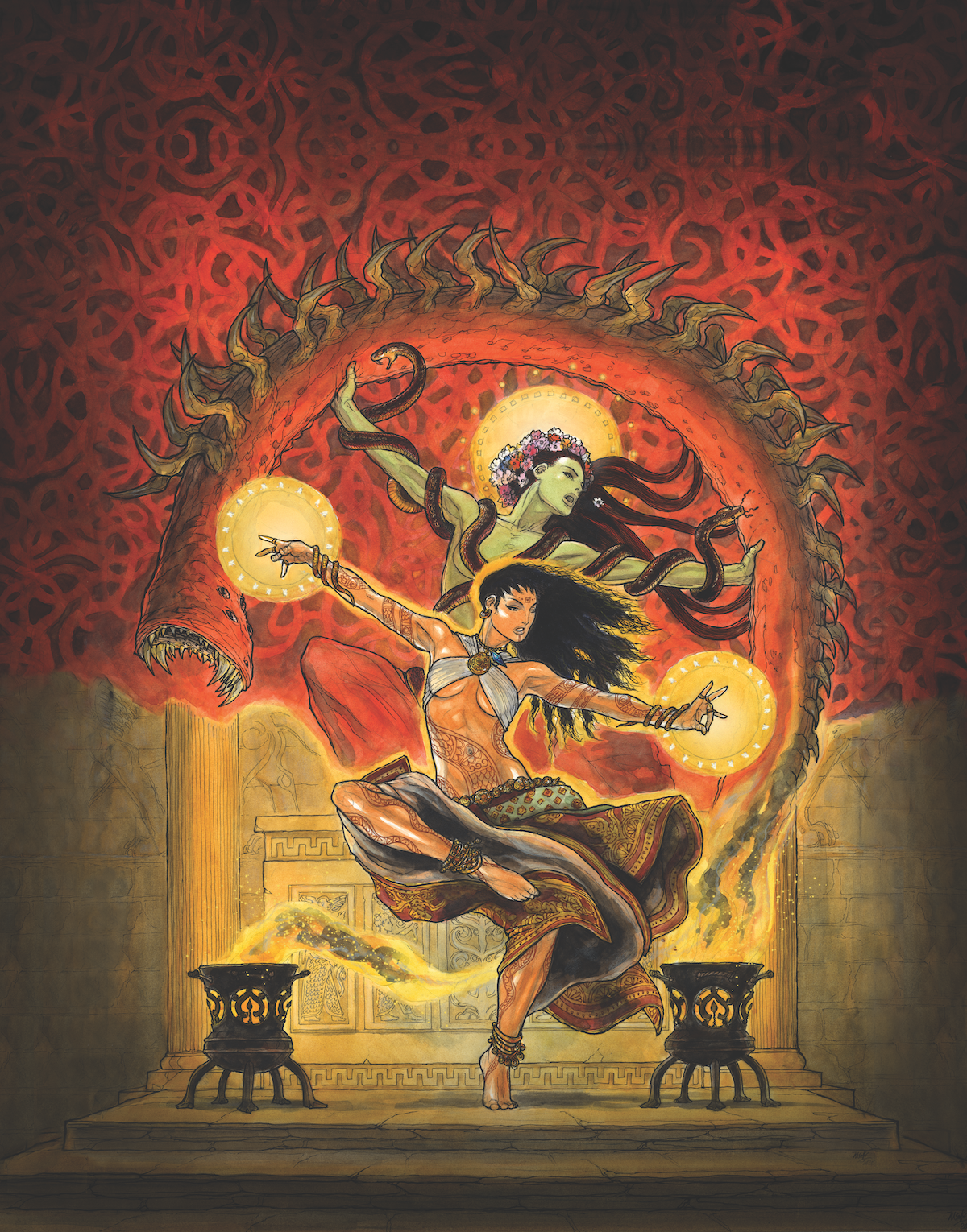 Cover Art by Mark Smylie - The Red Book of Magic