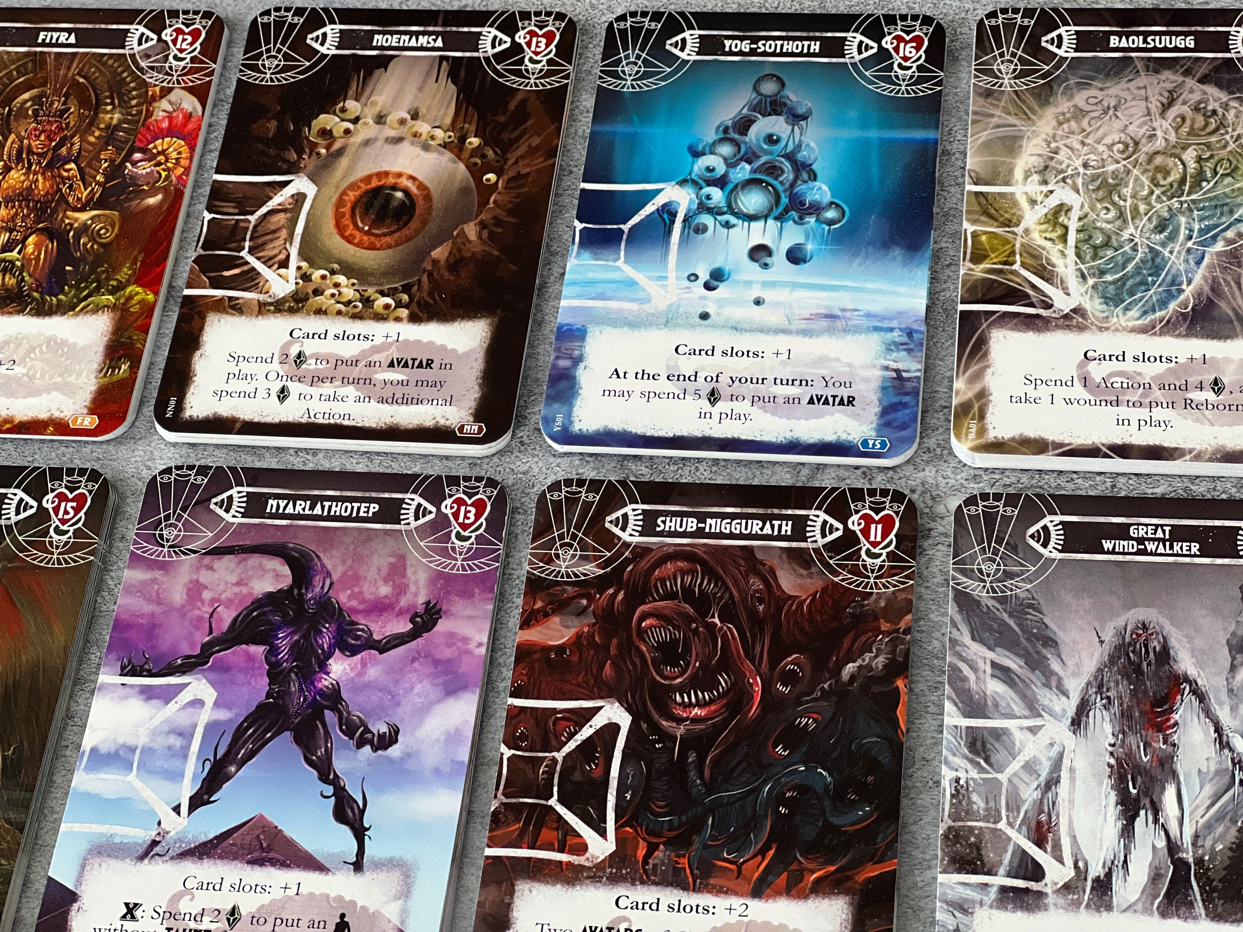 PowerCore Call of Cthulhu cards
