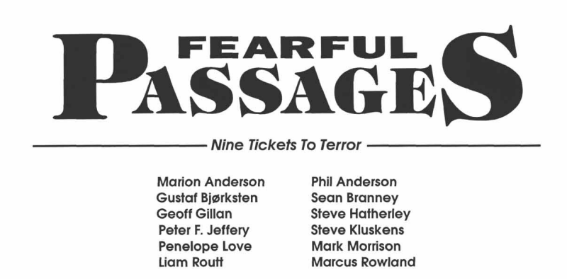 Fearful Passages Credits