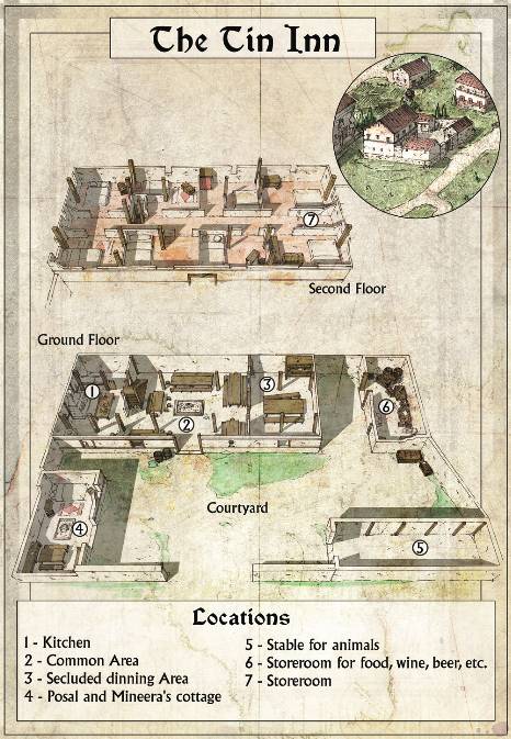 The Tin Inn Map