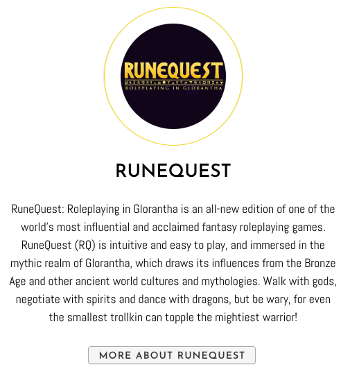 New gamemaster month - RuneQuest