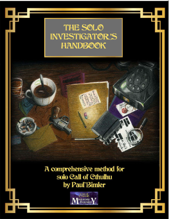 Solo Investigators Handbook - Miskatonic Repository
