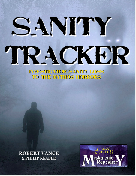 Sanity Tracker - Miskatonic Repository