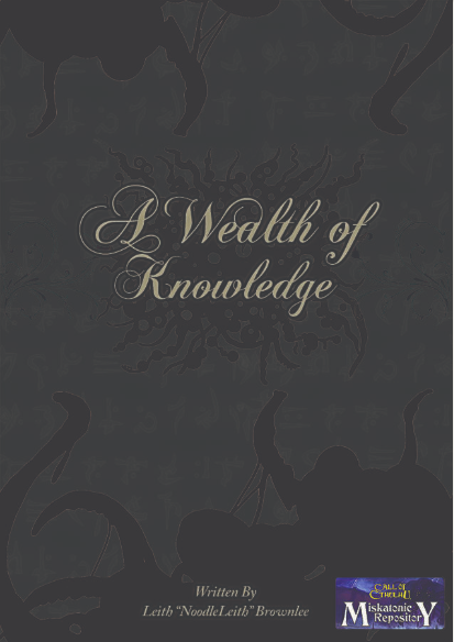 A Wealth of Knowledge - Misk R