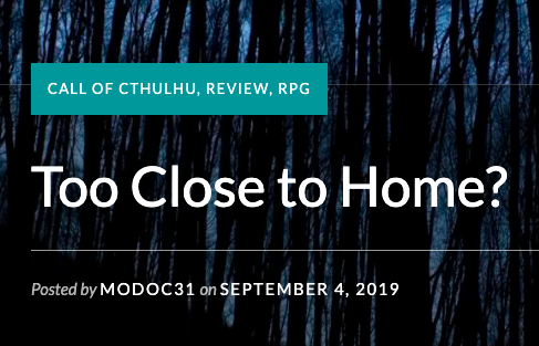 Review = Too Close to Home