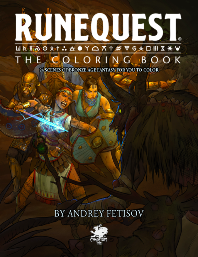 RuneQuest the Coloring Book