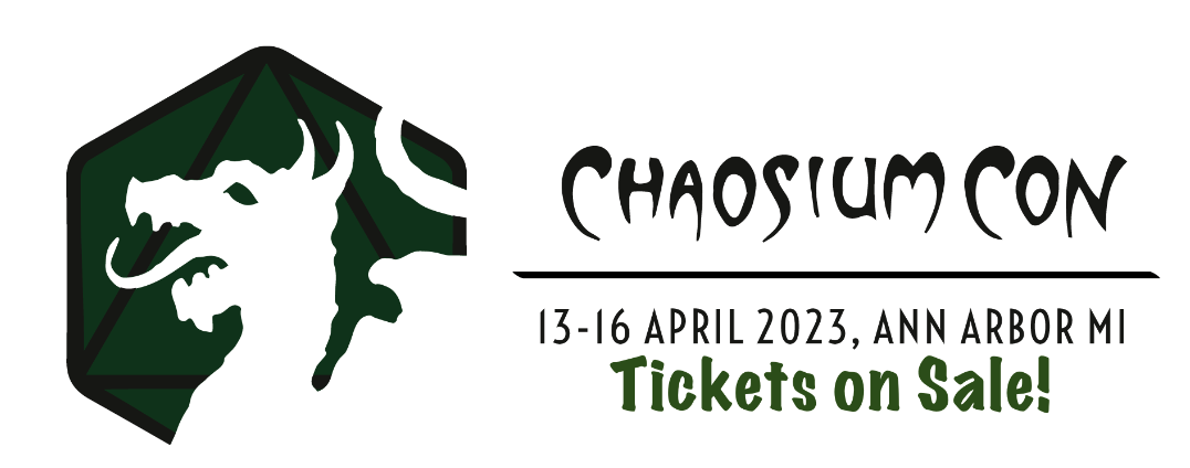 Chaosium Con tickets on sale now