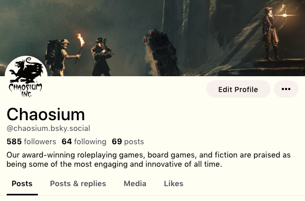 Chaosium at Blue Sky