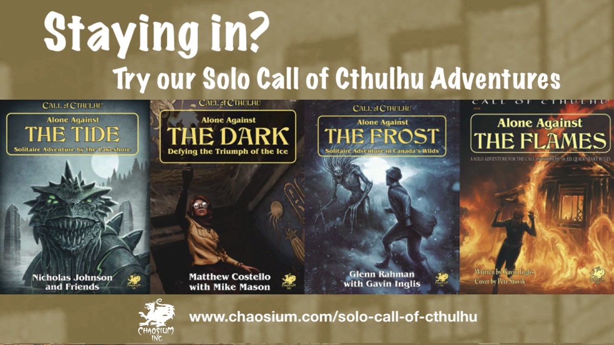 Solo Call of Cthulhu Adventures