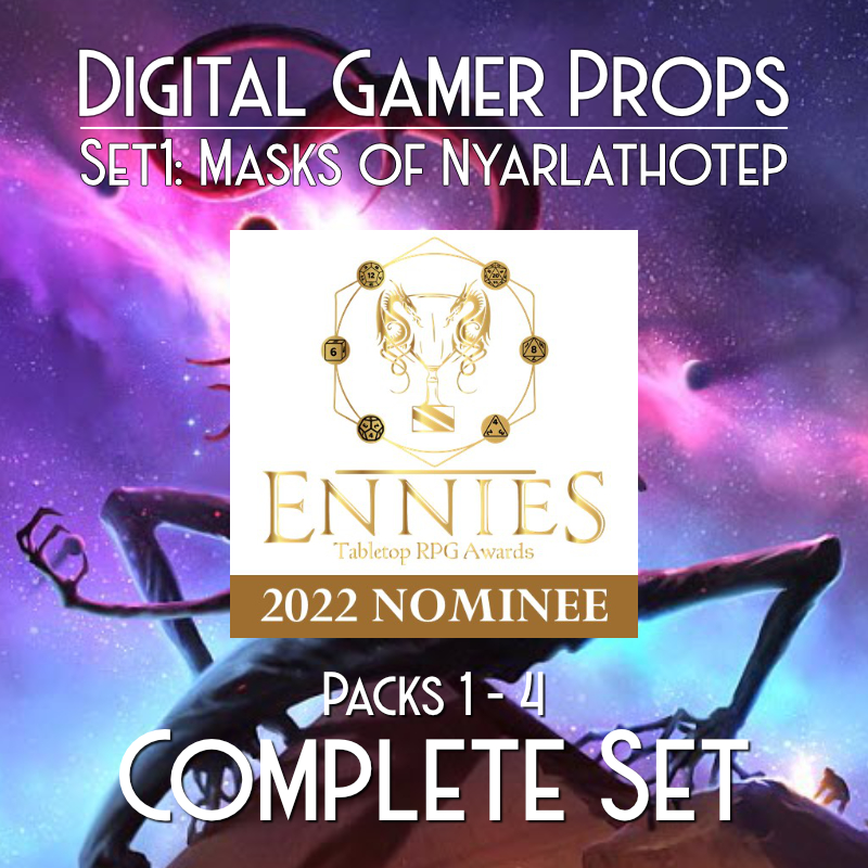 Type40 3-D Digital Props - Masks of Nyarlathotep